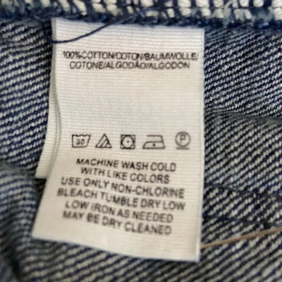 Free People Logan Button Fly Denim Shorts - Sz 24 - Picture 5 of 6